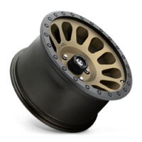 FUEL Off-Road D600 Vector Matte Bronze Black Bead Ring Wheels (17x8.5 +7)  [WHEEL KIT, QTY: 4]