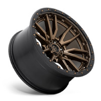 FUEL Off-Road D681 Rebel Matte Bronze Black Bead Ring Wheels (17x9 +1) [Single Wheel]