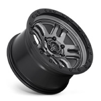 FUEL Off-Road D701 Ammo Matte Gun Metal Black Bead Ring Wheels (18x9 +20) [Single Wheel]