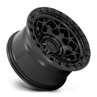 FUEL Off-Road D786 Unit Matte Black W/ Matte Black Ring Wheels (17x9 +1)  [WHEEL KIT, QTY: 4]