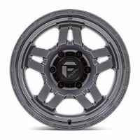 FUEL Off-Road D801 Oxide Matte Gunmetal Wheels (17x8.5 +1)  [WHEEL KIT, QTY: 4]