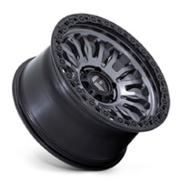 FUEL Off-Road FC857 Rincon Matte Gunmetal W/ M-Black Lip Wheels (20x9 +1)  [WHEEL KIT, QTY: 4]