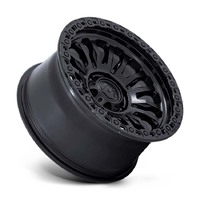 FUEL Off-Road FC857 Rincon Matte Black W/ Gloss Black Lip Wheels (17x9 +1)  [WHEEL KIT, QTY: 4]