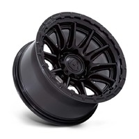 FUEL Off-Road Piston Black Wheels (17x9 +1)  [WHEEL KIT, QTY: 4]