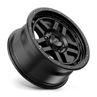 KMC KM540 Recon Satin Black Wheels (17x8.5 +18)  [WHEEL KIT, QTY: 4]