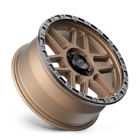 KMC Km544 Mesa Matte Bronze W/ Black Lip Wheels (20x9 +0)  [WHEEL KIT, QTY: 4]