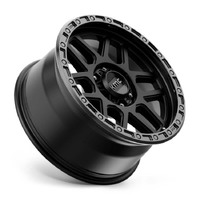 KMC Km544 Mesa Satin Black W/ Gloss Black Lip Wheels (20x9 +0)  [WHEEL KIT, QTY: 4]