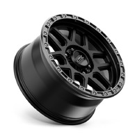 KMC KM544 Mesa Satin Black W/ Gloss Black Lip Wheels (20x9 +18)  [WHEEL KIT, QTY: 4]