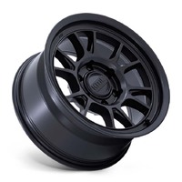 KMC Km729 Range Matte Black Wheels (17x8.5 +0)  [WHEEL KIT, QTY: 4]