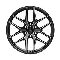 Lenso Dyna Gloss Black Milled Wheels (18x9 +20) [Single Wheel]