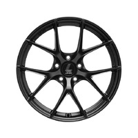 Lenso Dyna Satin Black Wheels (18x9 +20) [Single Wheel]