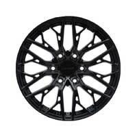 Lenso Ventus Satin Black Wheels (18x9 +15) [Single Wheel]