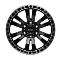 Lenso Brutal Gloss Black Edge Polish Wheels (17x9 +20) [Single Wheel]