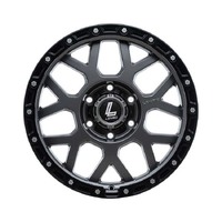 Lenso Polaris Graphite Grey Wheels (17x9 +18) [Single Wheel]