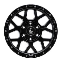 Lenso Polaris Satin Black Wheels (17x9 +18) [Single Wheel]