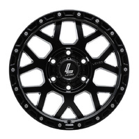 Lenso Polaris Satin Black Wheels (17x9 +30) [Single Wheel]