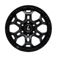 Lenso Argo Stain Black Wheels (17x9 +12) [Single Wheel]