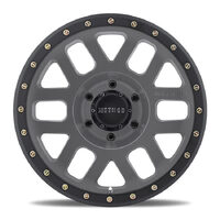 Method MR309 Grid Titanium - Matte Black Lip Wheels (18x9 +18) [Single Wheel]