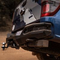 Rhino 4x4 Rear Bar w/ Sensors - Matte Black (Next Gen Ranger Raptor)