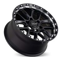 ROH Havoc Matt Black Machined Wheels (17x9 +25) [Single Wheel]