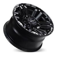 ROH Vapour Matt Black Machined Wheels (17x8 +30) [Single Wheel]