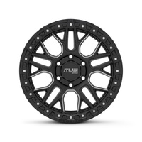 TUS Offroad Lightning Gloss Black w/ Machined Spokes Wheels (18x9 +25) [Single Wheel]