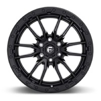 FUEL Off-Road D679 Rebel Matte Black Wheels (18x9 +1)  [WHEEL KIT, QTY: 4]