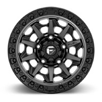 FUEL Off-Road D716 Covert Matte Gun Metal Black Bead Ring Wheels (17X8.5 +14) [Single Wheel]