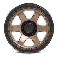 FUEL Off-Road D751 Block Matte Bronze W/ Black Ring Wheels (17x9 +1) [Single Wheel]