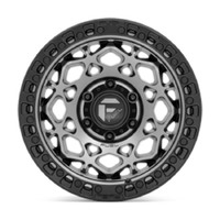 FUEL Off-Road D784 Unit Gunmetal W/ Matte Black Ring Wheels (17x9 +1)  [WHEEL KIT, QTY: 4]