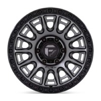 FUEL Off-Road D835 Cycle  Matte Gunmetal W/ Black Ring  Wheels (17X8.5  +25)  [WHEEL KIT, QTY: 4]