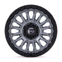 FUEL Off-Road FC857 Rincon Matte Gunmetal W/ M-Black Lip Wheels (20x9 +1)  [WHEEL KIT, QTY: 4]