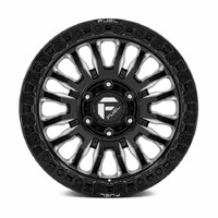 FUEL Off-Road FC857 Rincon Gloss Black Milled Wheels (17x9 +1)  [WHEEL KIT, QTY: 4]