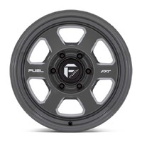 FUEL Off-Road Hype Battleship Gray Wheels (17x8.5 +10)  [WHEEL KIT, QTY: 4]