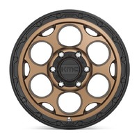 KMC Km541 Dirty Harry Matte Bronze W/ Black Lip Wheels (17x8.5 +0)  [WHEEL KIT, QTY: 4]