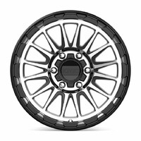 KMC KM542 Impact Satin Black Machined Wheels (18x9 +18)  [WHEEL KIT, QTY: 4]