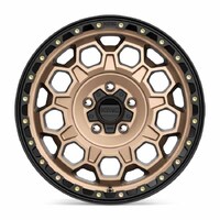 KMC KM545 Trek Matte Bronze W/ Black Lip Wheels (17x8 +20)  [WHEEL KIT, QTY: 4]