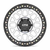 KMC Km549 Grs Machined W/ Satin Black Lip Wheels (20x9 +0)  [WHEEL KIT, QTY: 4]