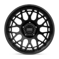 KMC KM722 Technic Satin Black Wheels (20x9 +18)  [WHEEL KIT, QTY: 4]