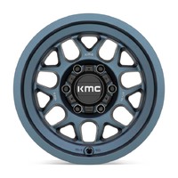 KMC Km725 Terra Metallic Blue Wheels (17x8.5 +0)  [WHEEL KIT, QTY: 4]