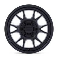 KMC Km729 Range Matte Black Wheels (17x8.5 +0)  [WHEEL KIT, QTY: 4]