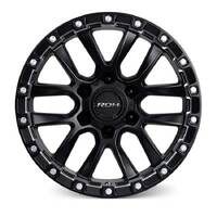 ROH Havoc Matt Black Machined Wheels (17x9 +25) [Single Wheel]