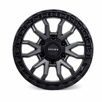 ROH Raid Matt Black Graphite Wheels (17x9 +35) [Single Wheel]