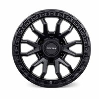 ROH Raid Matt Black Wheels (17x9 +35) [Single Wheel]