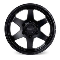 ROH Torque Matt Black Wheels (17x8 +30) [Single Wheel]