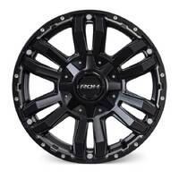 ROH Vapour Matt Black Machined Wheels (17x8 +30) [Single Wheel]