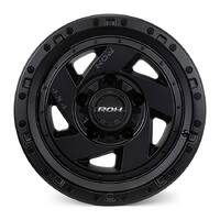 ROH Vulcan Matt Black Wheels (17x9 +35) [Single Wheel]