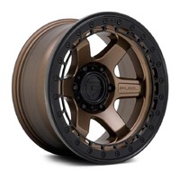 FUEL Off-Road D124 Block Beadlock Matte Bronze W/ Matte Black Ring Wheels (17x8.5 +0)