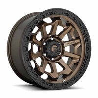 FUEL Off-Road D696 Covert Matte Bronze Black Bead Ring Wheels (20x9 +1)