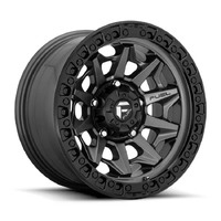 FUEL Off-Road D716 Covert Matte Gun Metal Black Bead Ring Wheels (17x9 +1)